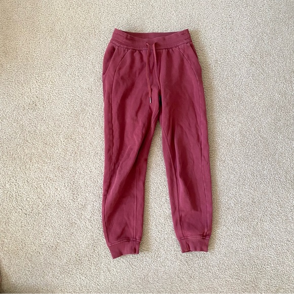 lululemon athletica Pants - Lululemon Athletica Burgundy Joggers